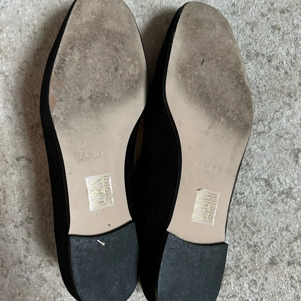 J. Crew | black suede loafers - Picture 2 of 3
